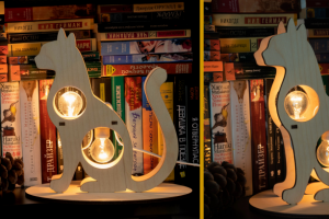 Лампа в виде кошки