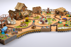 Проект развлекательного центра для детей (600 кв.м)