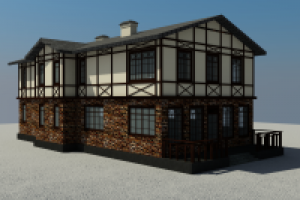 Эскизный проект загородного дома