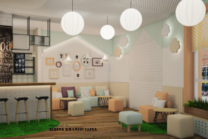 Дизайн-проект детского кафе(г.Королев)