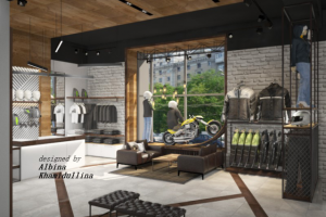 Проект магазина мотоэкипировки( Москва)