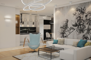 Проект 3-хкомнатной квартиры( г.Зеленоград)