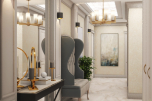 Проект 3-хкомнатной квартиры( ЖК Яуза-парк,Москва)