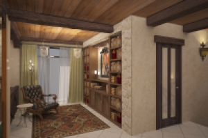 Проект загородного дома в средиземноморском стиле(Подмосковье)