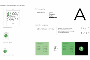 Брендбук (книга-путеводитель для бренда) GREEN CASTLE