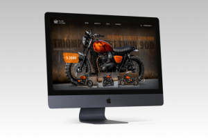 Дизайн для магазина классических мотоциклов 2