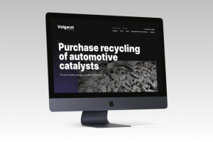 Дизайн для сайта компании по переработке катализатора