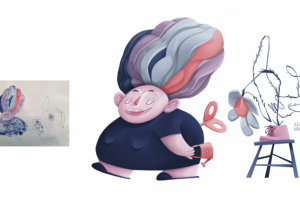 персонаж по детскому рисунку