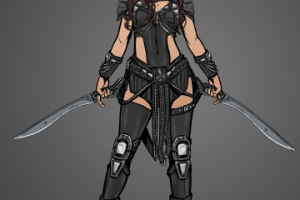 Концепт. Эльф-гладиатор