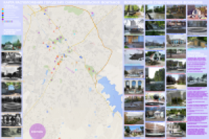Карта расположения городских Симферопольских фонтанов