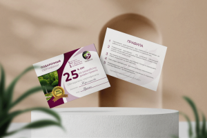 Сертификат подарочный