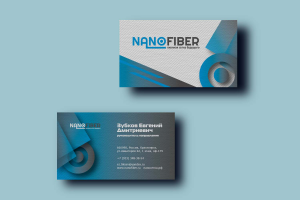 дизайн визиток "Nanofiber"