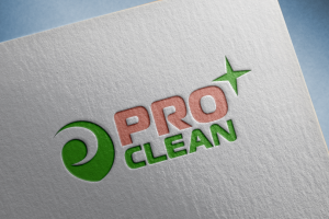 логотип для клиннинговой компании "PROclean"