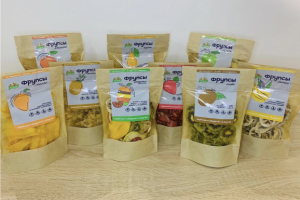 этикетки для фруктовых чипсов (фрупсов) ассорти