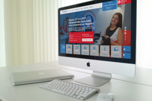 Сайт для IQ-centr, занимающегося подготовкой к ОГЭ и ЕГЭ