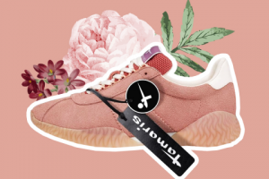 Разработка серии постов обуви с цветочным оформлением