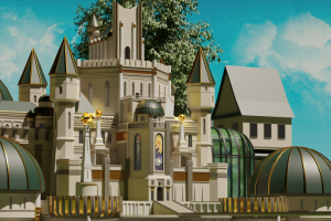 Здание школы магии