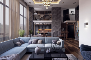 гостиная ЖК Садовые кварталы