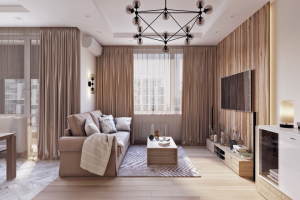 гостиная-кухня