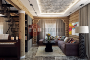 гостиная сруб