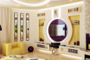 гостиная желтая