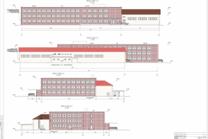 фасад в осях 2