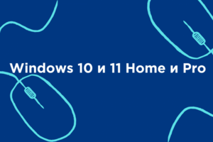 Windows 10 и 11 Home и Pro