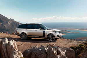 Авто в горном пейзаже