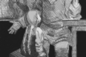 Иллюстрация к произведению П.П. Бажова "Серебрянное копытце"