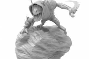 Персонаж Slark из Dota 2 для 3D печати