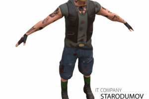 Персонаж для игры Low-Poly