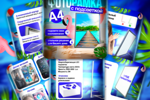 Инфографика для озон с подсветкой
