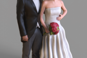 Wedding couple (3d print)