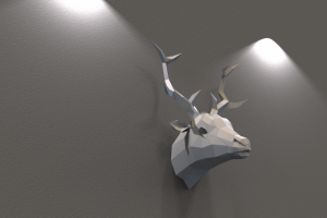Deer( paper work )