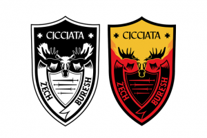 Логотип-нашивка (шеврон) Cicciata для команды по средневековым боям на мечах