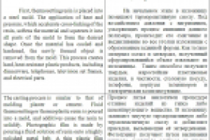 Compression molding forms
