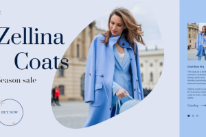 Первый экран для магазина верхней одежды