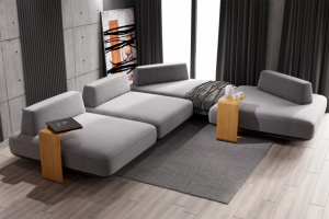 БЭНКСИ - Модульный диван + приставной столик