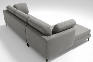 3D модель углового дивана