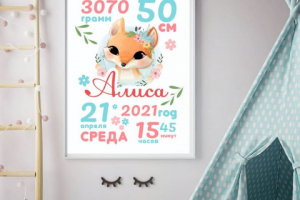 Метрика для малышки