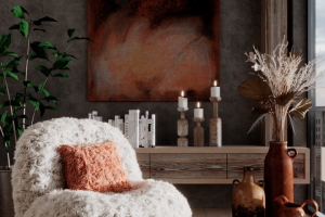 Лаундж зона в гостиной