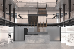 дизайн проект интерьера реконструкция "Музей мостов"