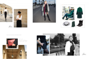 Дизайн-концепция для блога о стиле в инстаграм