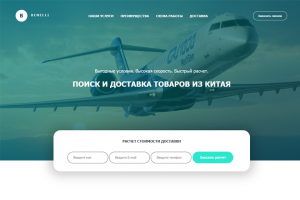 Landing Page "Benelly"