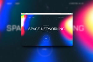 Пространство для нетворкинга - лендинг