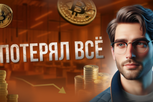 Обложка для YouTube-канала (криптовалюта)