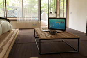 Спальня с лоджией в загородном доме + Предметная визуализация