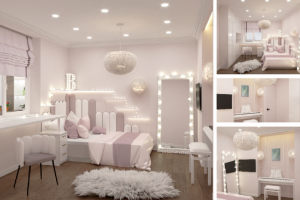 Дизайн детской для девочки 10-ти лет