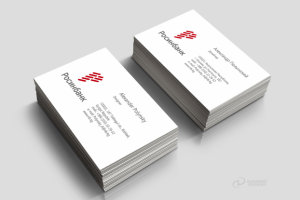 Визитки именные для ОАО «Росинбанк»