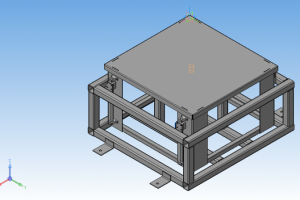 Подъемный стол с пневмоцилиндром